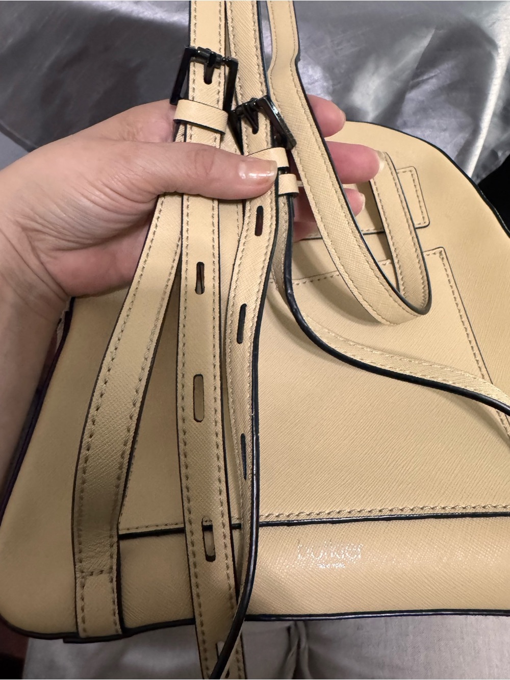 Botkier Cream Structured Backpack - Picture 3 of 13